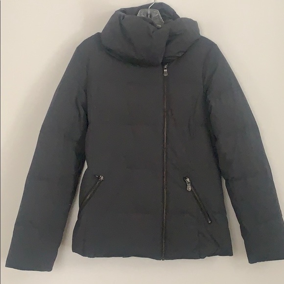 Banana Republic,charcoal asymmetrical cowl jacket - Picture 2 of 8